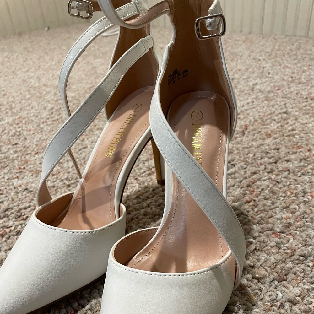 White heels